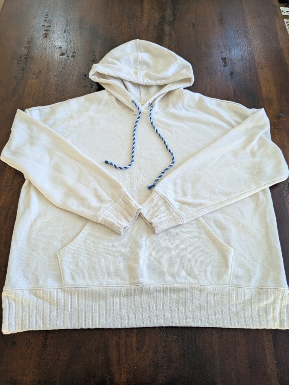 Sonoma Goods For Life Cream Knit Pullover Hoodie XL